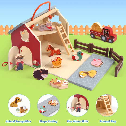 Wooden Farm Toys