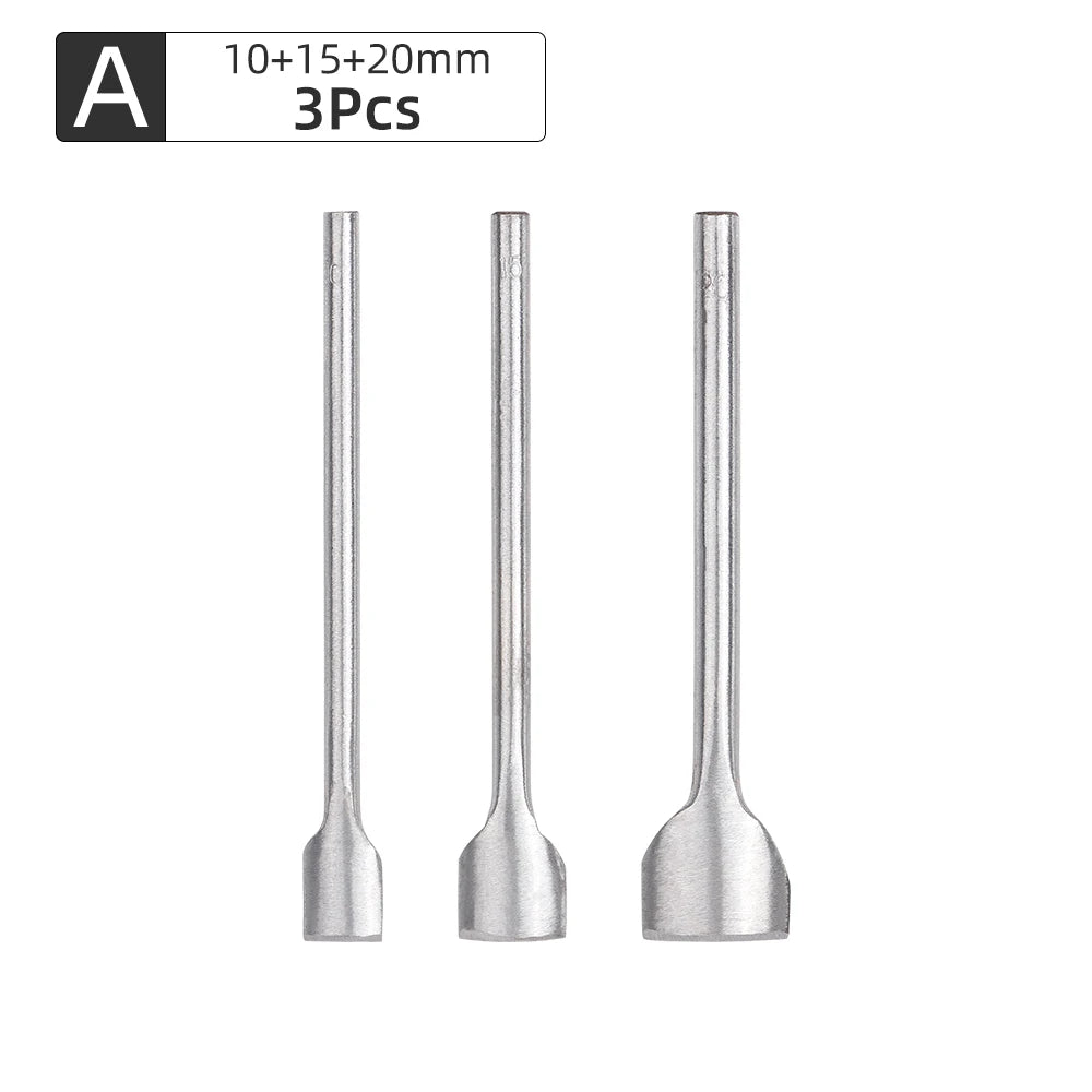 3Pcs Leather Half-Round Cutter