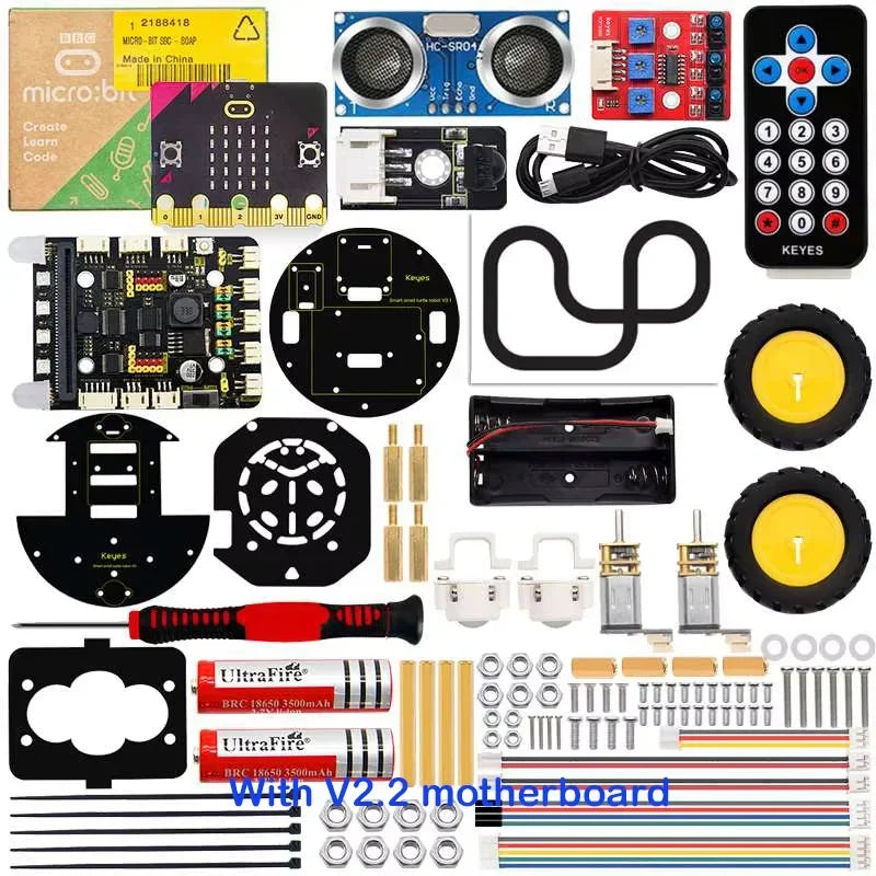 Keyestudio Micro:Bit V2 Robot Car