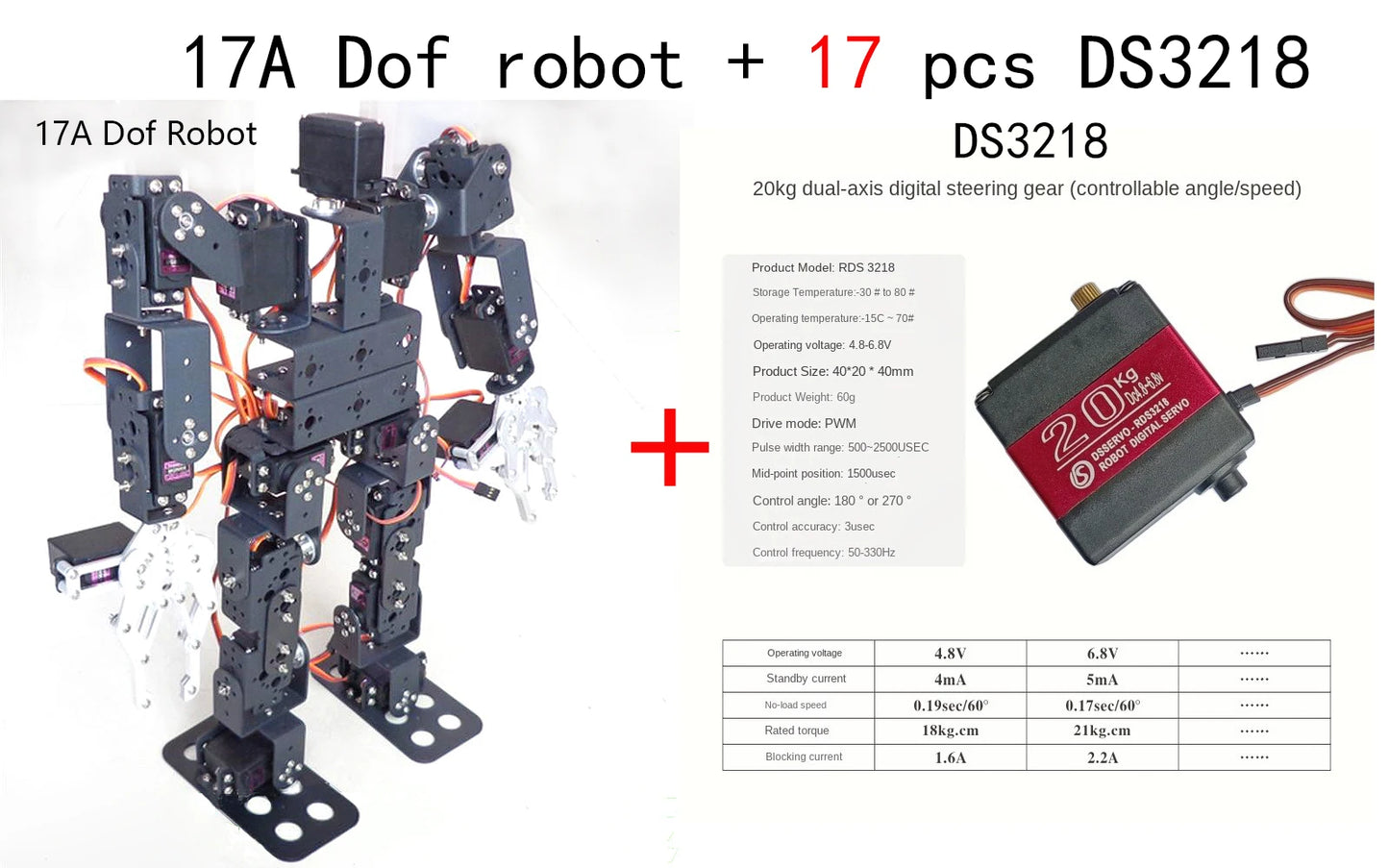 13 DOF Humanoid Robot