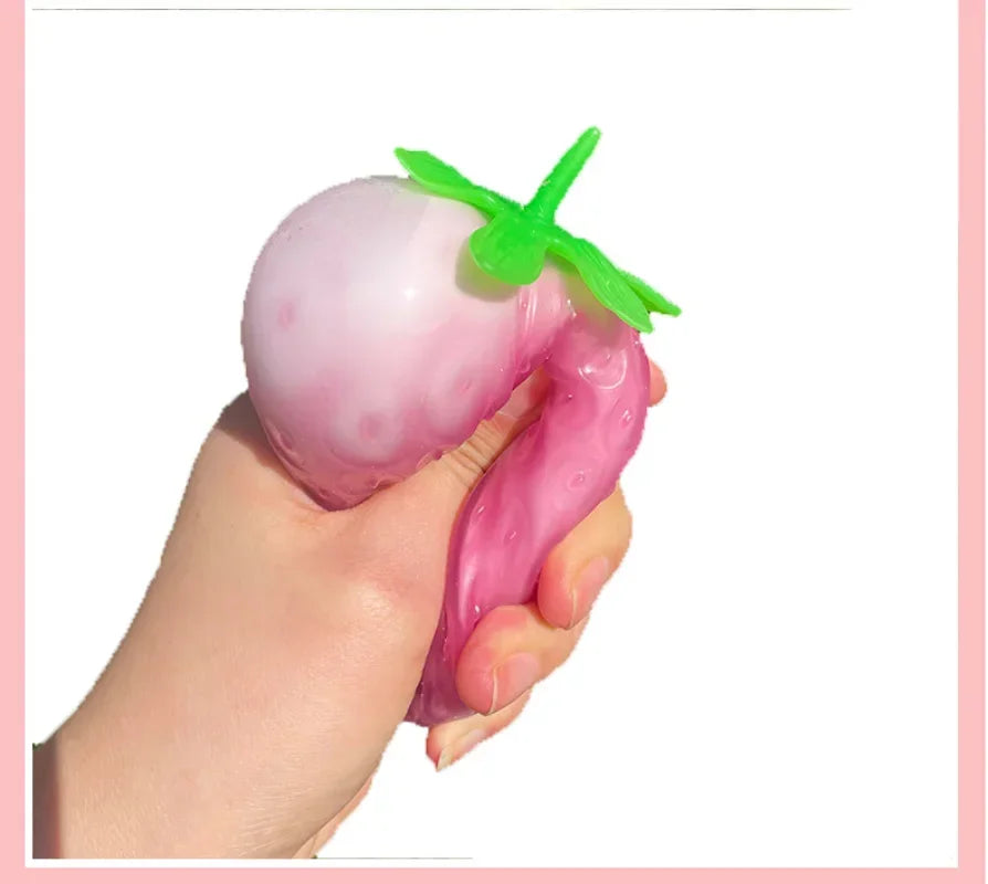 Colour-changing Strawberry Squishy Kids Anti-Stress
