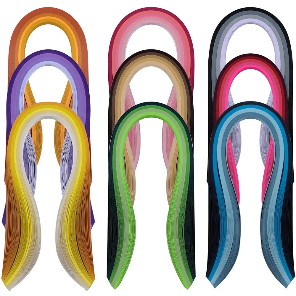 900 Strips Quilling Paper Set