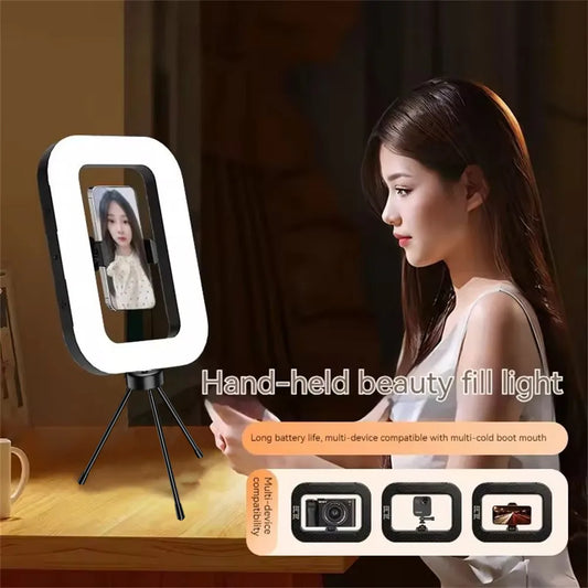 Ring LED Rechargeable Fill light Portable Mobile Phone