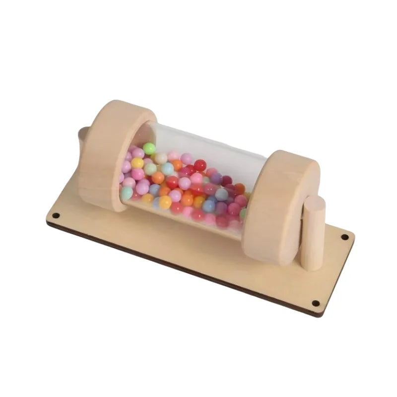 Baby Rain Stick Rainbow Hourglass