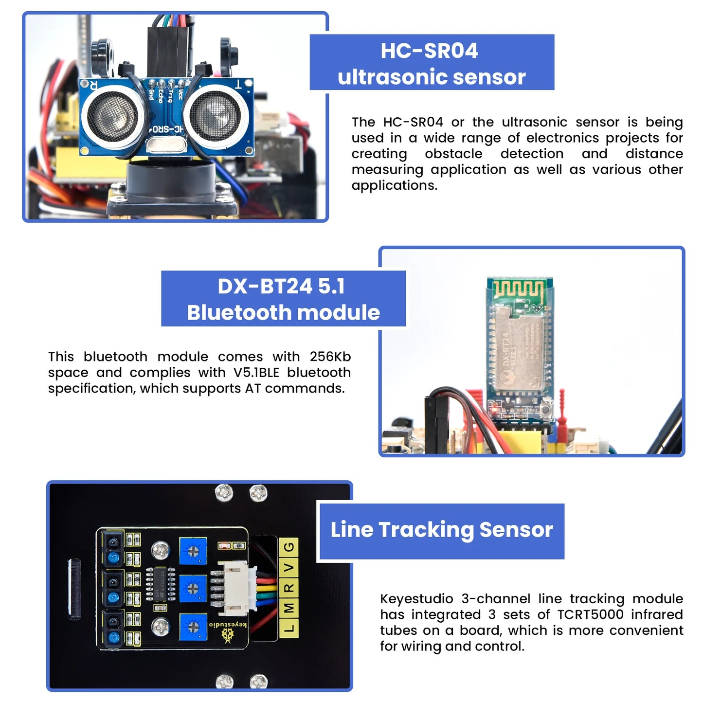 4WD Multi BT Robot Car Kit V2.0 W
