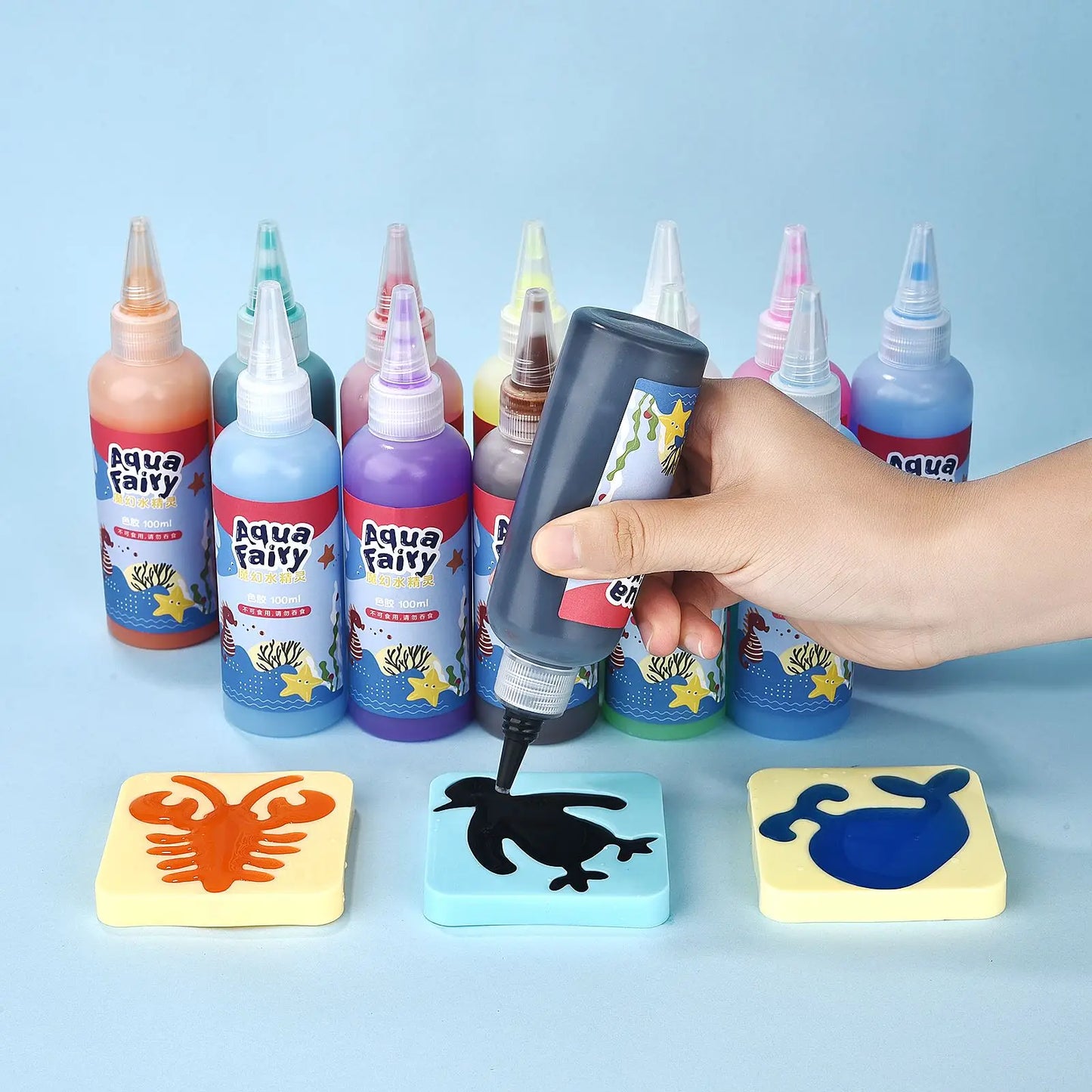 Painting Stickers Montessori Education Origami