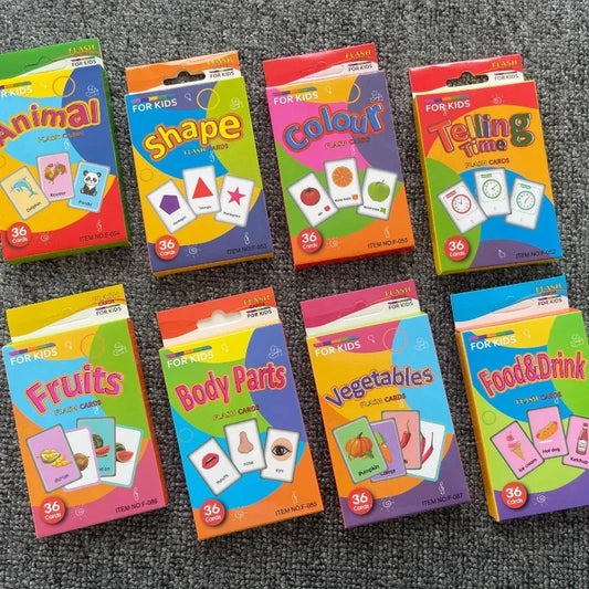 Flash Card Cognition Game Montessori