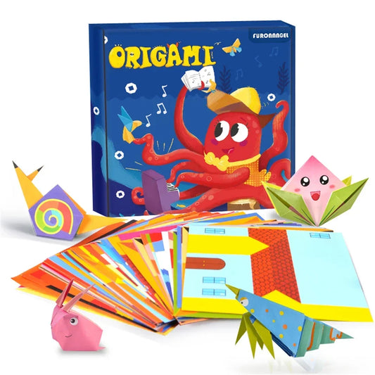 108 Pages Montessori Toys Cartoon Animal Origami