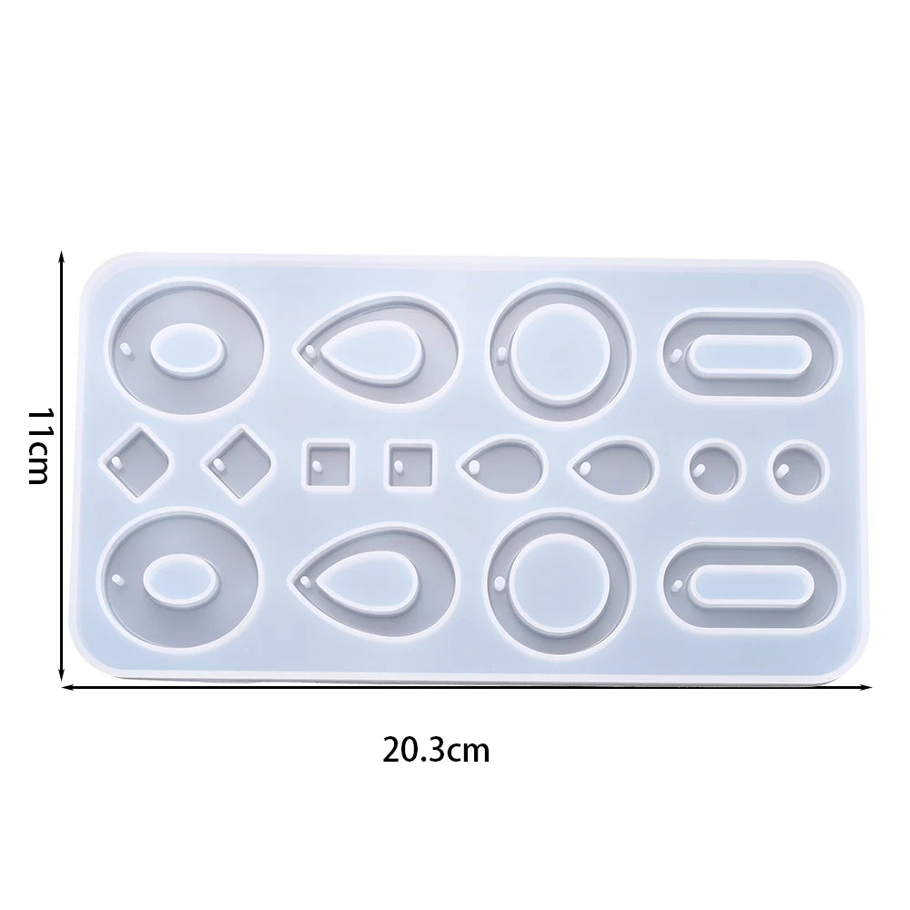Earring Pendant Silicone Mold Epoxy Resin Jewelry Making Molds