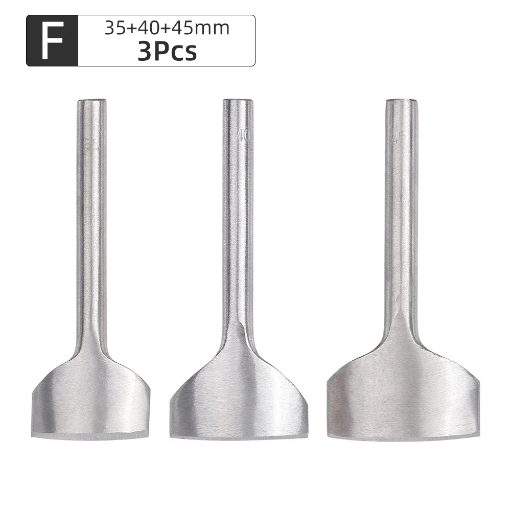 3Pcs Leather Half-Round Cutter