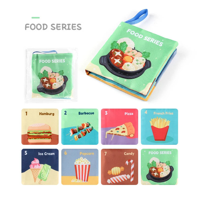 3D Touch Feel High Contrast Cloth Book