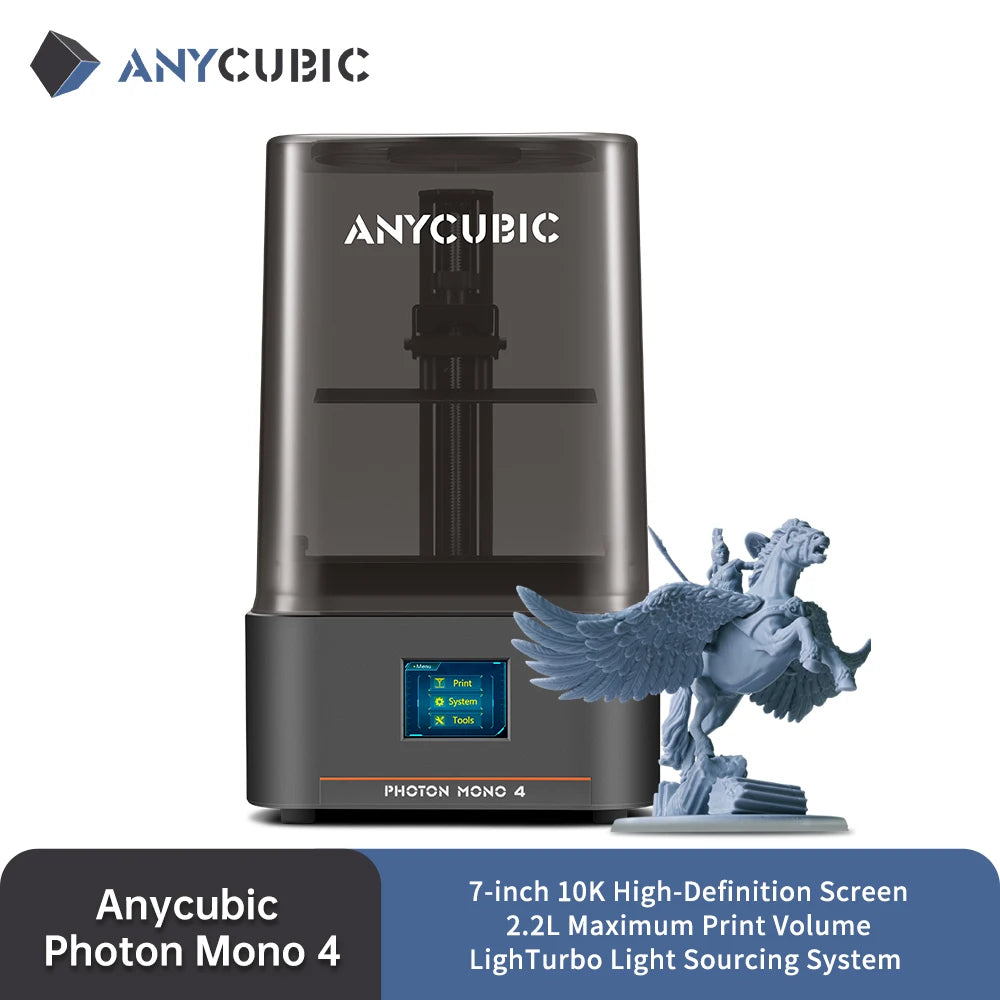 3D Printer with 7" 10K high-definition screen