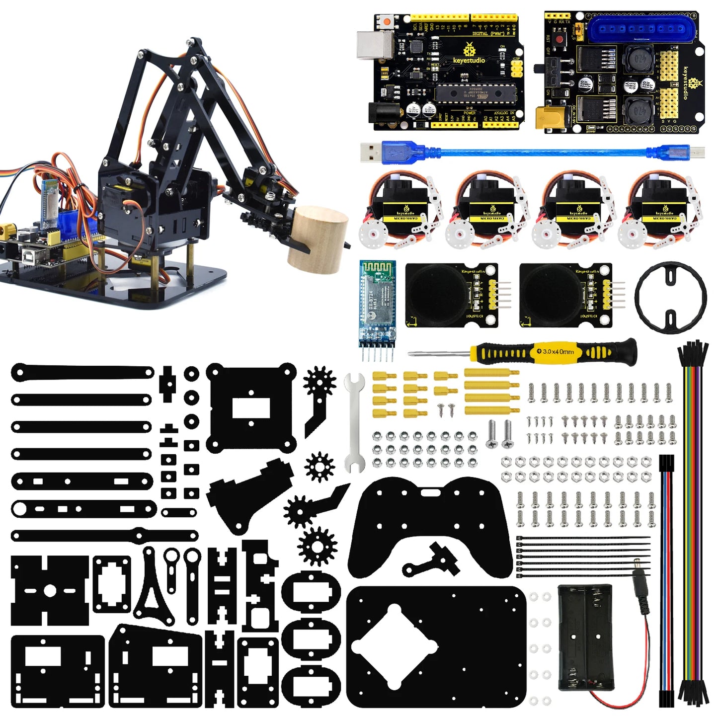 Mechanical STEM  4DOF Robot Arm Kit