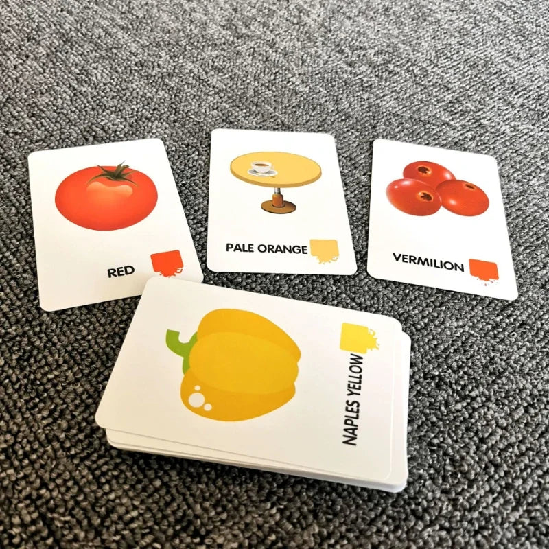 Flash Card Cognition Game Montessori