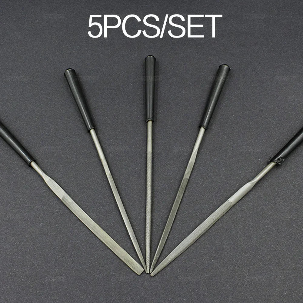 STONEGO 5/10Pcs Diamond Needle File Set