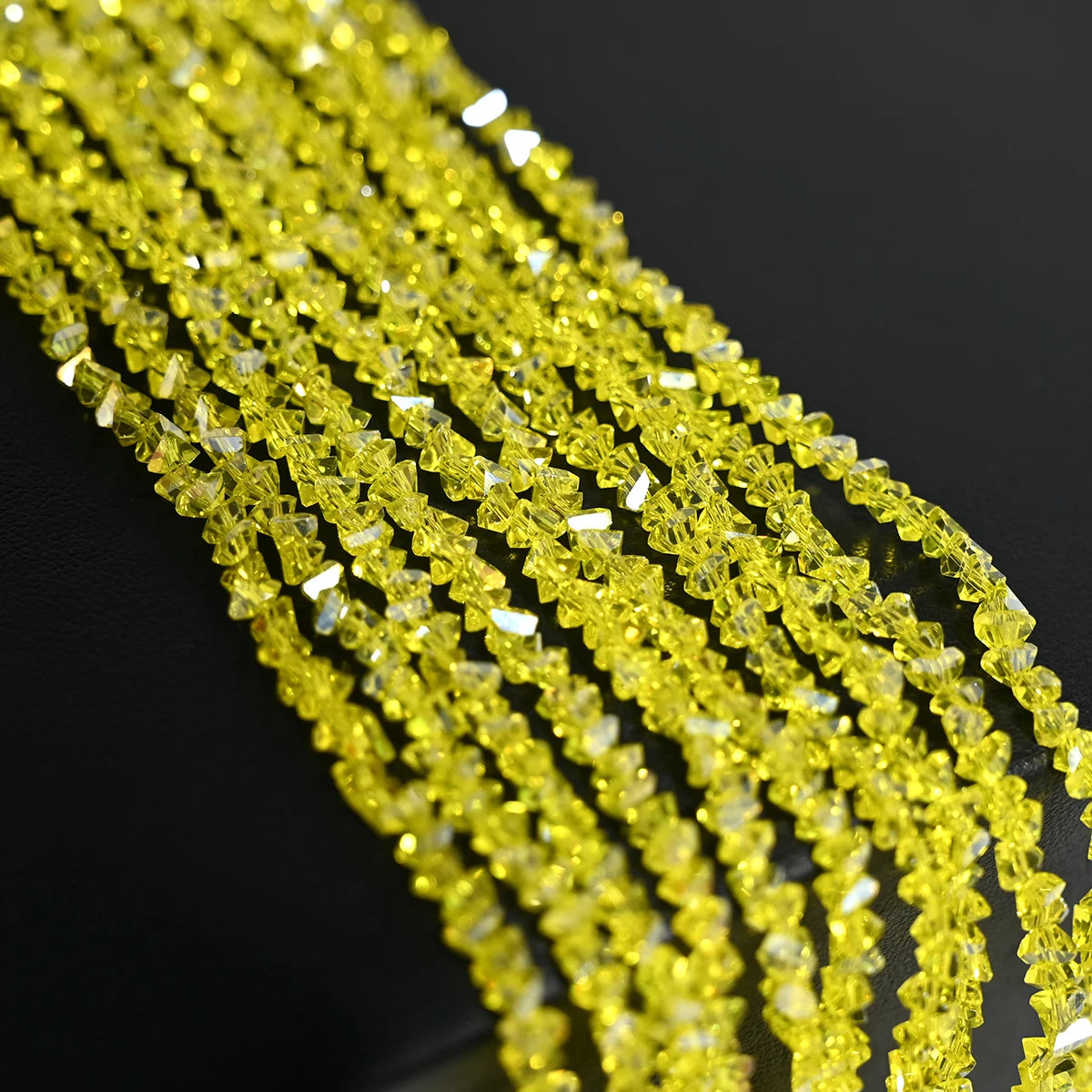 Triangle Austrian Crystal Glass Beads