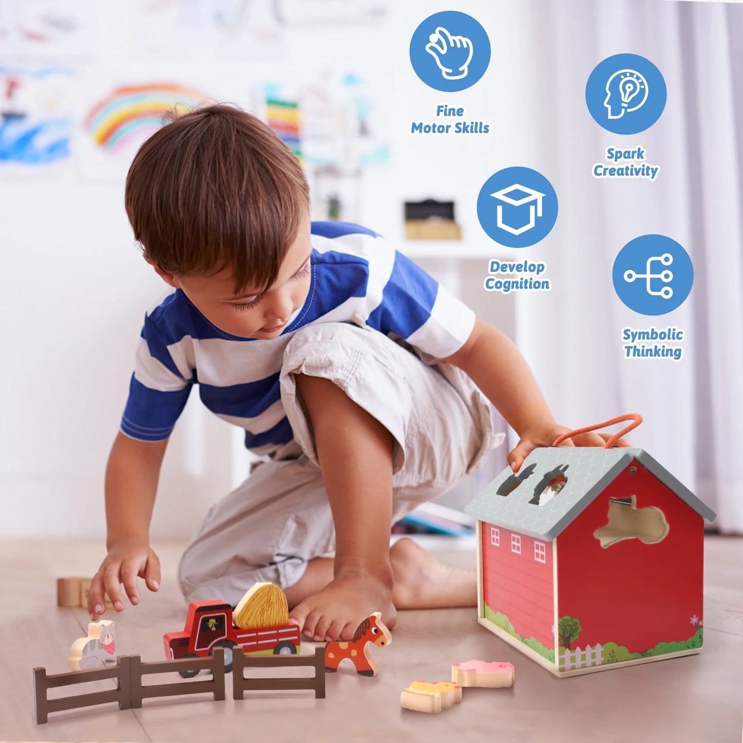 Wooden Farm Toys