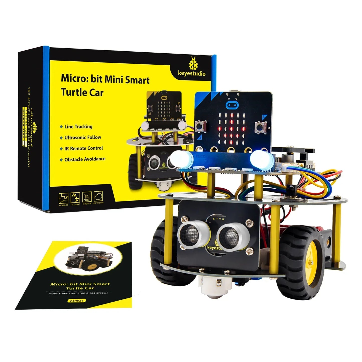Keyestudio Micro:Bit V2 Robot Car