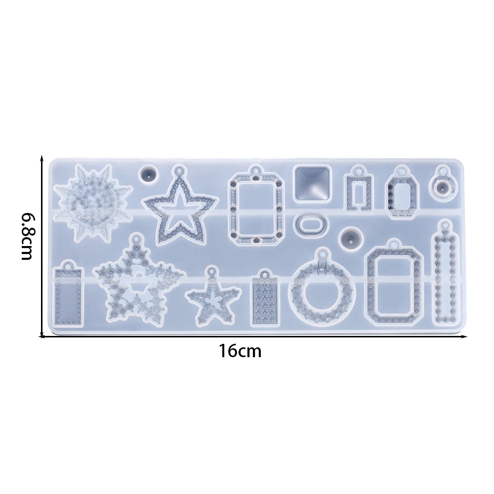 Earring Pendant Silicone Mold Epoxy Resin Jewelry Making Molds