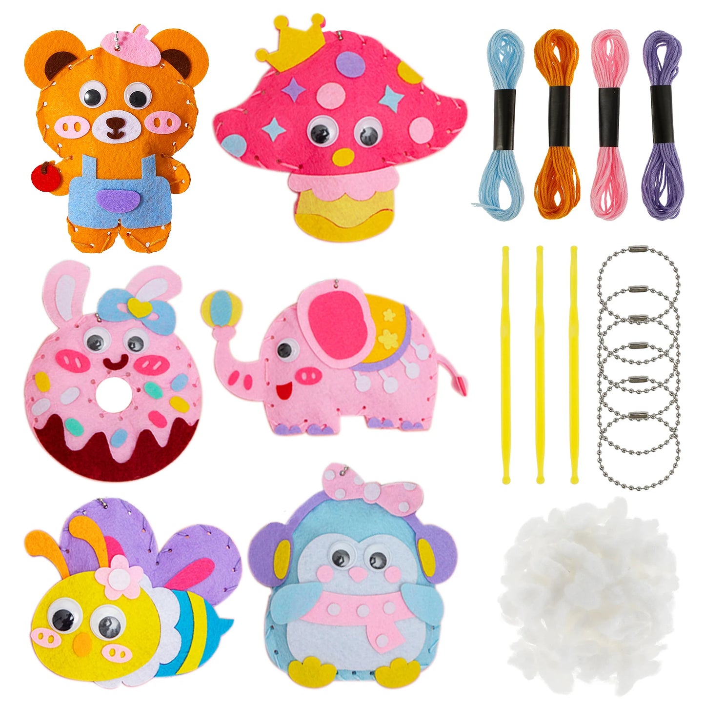 Sewing Animals Craft Kit