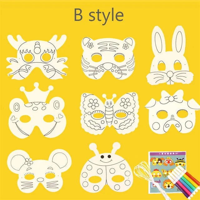 8Piece Kids Cartoon Animal