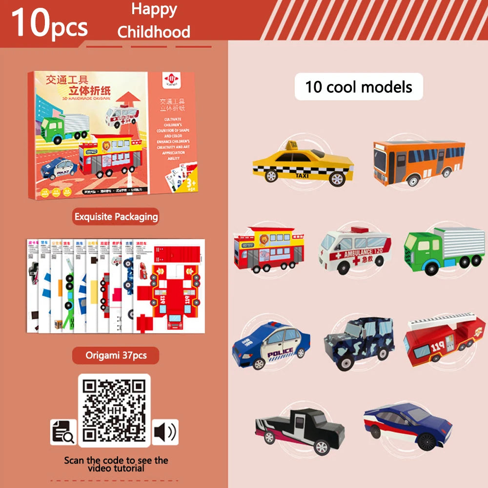 Origami Paper Handicrafts Kit